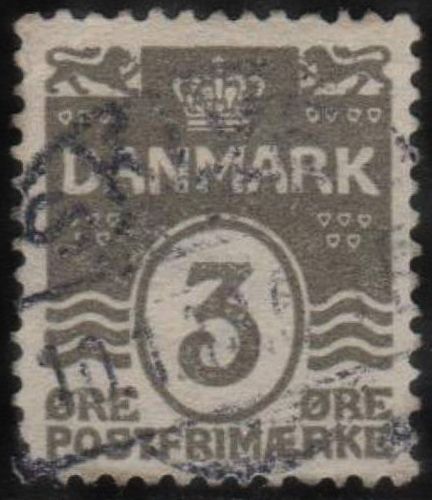 Figure “Wave” type, wmk 1Z, perf 12¾
