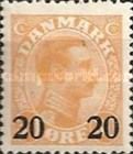 King Christian X - numeral surcharge