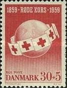 Red Cross symbol encircling the Globe