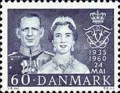 King Frederik IX and Queen Ingrid - Wedding anniversary