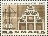Copenhagen name: port and bank facade