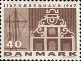 Copenhagen name: port and bank facade