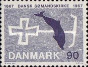 Cross Anchor and jumping Dolphin