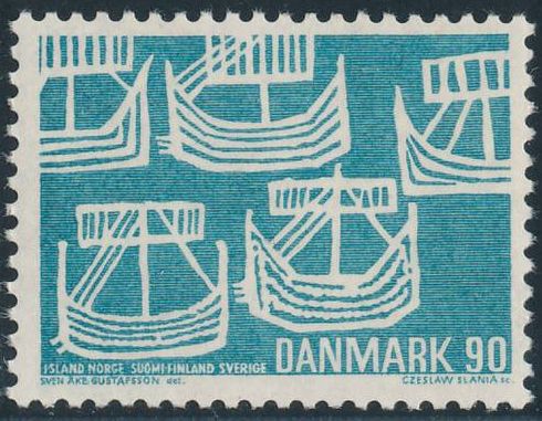 Viking Ships (from old Swedish coin)