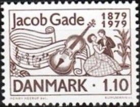 Music, Violin & Dancers - J.Gade (composer)