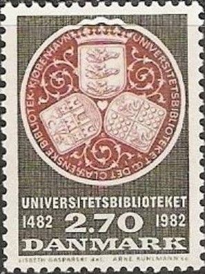 500 years university library in Copenhagen