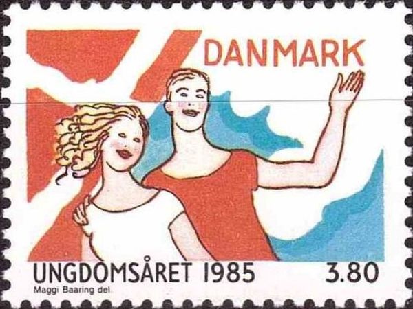 Flag, Girl & Boy