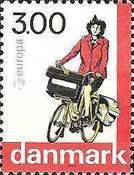 Postwoman on Bicycle