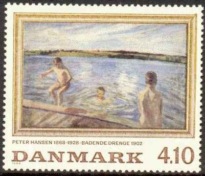 "Bathing Boys 1902" by Peter Hansen