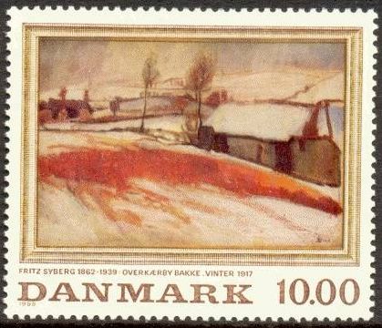 Hill at Overkoerby, Winter 1917; Fritz Syberg