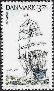 Full-rigged ship "Denmark" (1933)