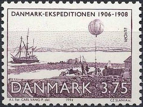 "Danmark" & Wegener's Weather Balloon, Denmark port