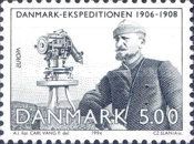Johan Peter Koch (1870-1928) and theodolite