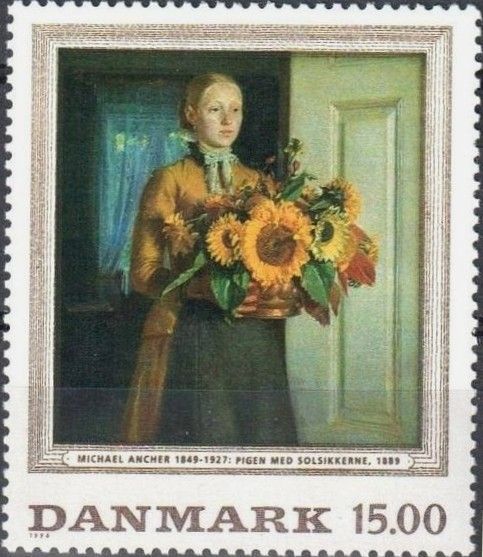 "Girl with Sunflowers"