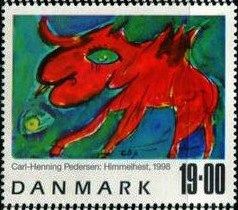"Celestial Horse" by Carl-Henning Pedersen