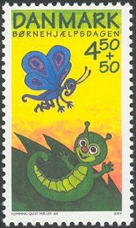 Butterfly & Caterpillar