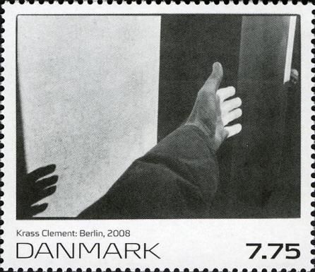 Hand on door