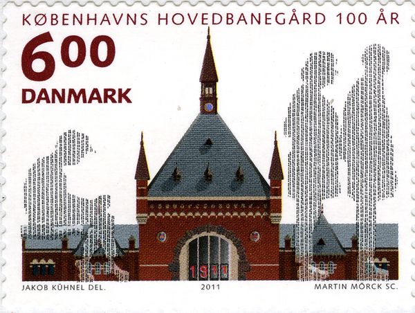 Cent. of Central Raylways Station of Copenhagen