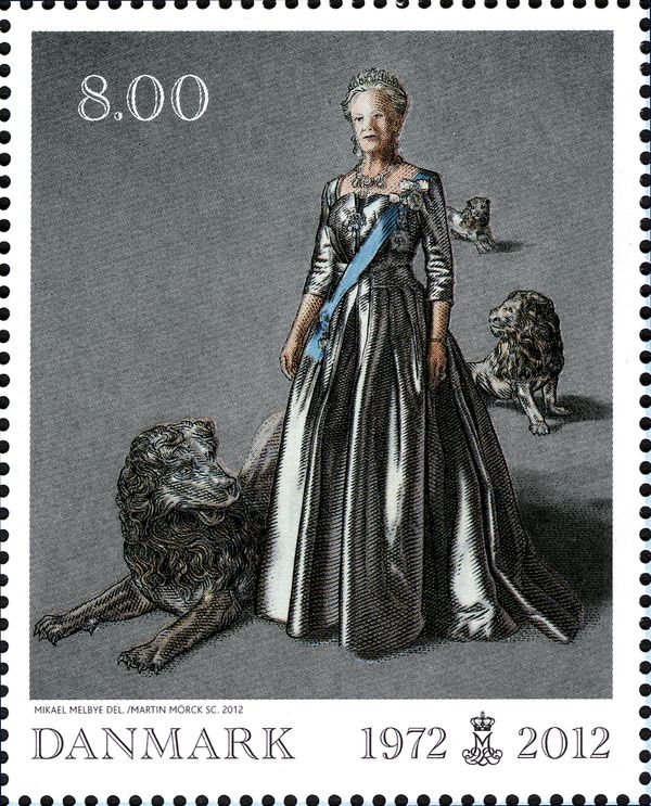 40 years Regency of Queen Margrethe II