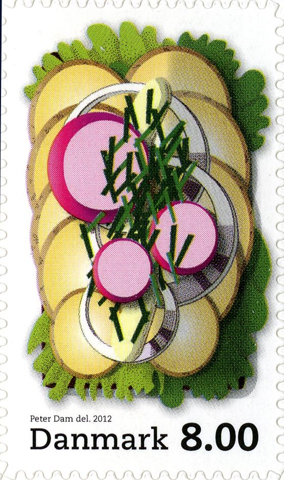 Sandwich with potato slices