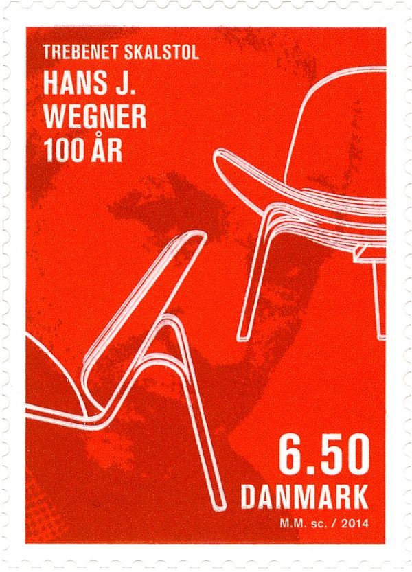 Hans J. Wegner's three-legged Shell Chair