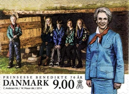 Princess Benedikte and Scouts