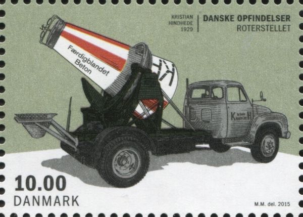 Ready-mix concrete truck