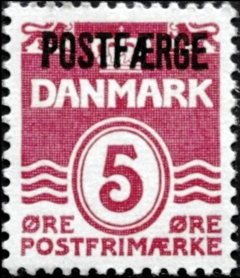 Figure wave type overprint POSTFÆRGE