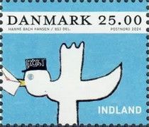 Dove Carrying Letter