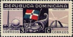 Emblem and Dominican Flag