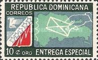 Emblem, map and letter