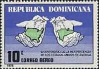 Maps of the USA and the Dominican Republic, Hands