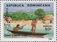 Men in canoe
