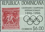 Olympic games on stamps