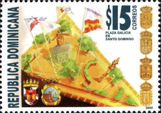Galicia Square in Santo Domingo