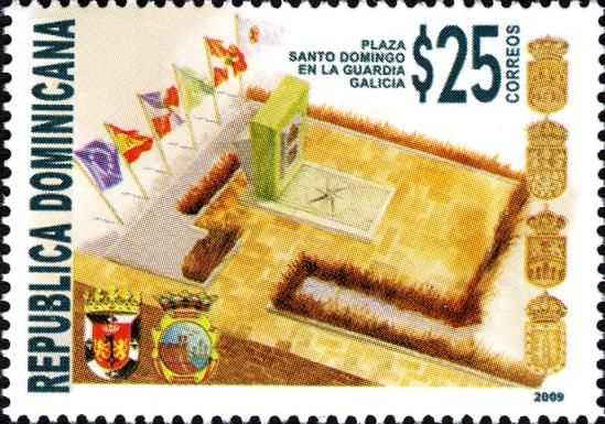 Santo Domingo Square in La Guardia Pontevedra