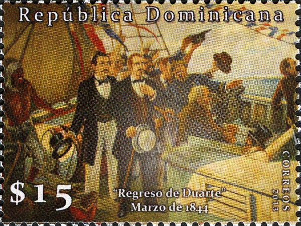 Return of Duarte, March 1844