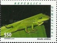 Barahona Green Anole (Anolis viridius)
