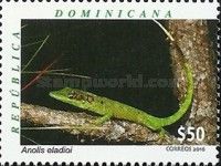 Baoruco Green Anole (Anolis eladioi)