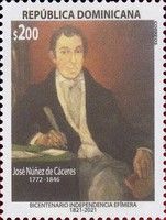 José Núñez de Cáceres, 1821 Independence Leader
