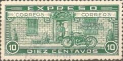 Express stamp - Motorcycle