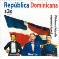 Sanchez, Duarte and Mella, Independence Leaders