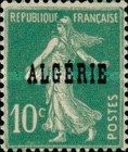 Type Semeuse - overprinted "ALGERIE"