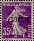 Type Semeuse - overprinted "ALGERIE"