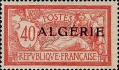 Type Merson - overprinted "ALGERIE"