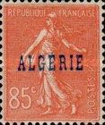 Type Semeuse - overprinted "ALGERIE"