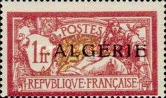 Type Merson - overprinted "ALGERIE"