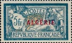 Type Merson - overprinted "ALGERIE"