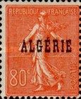 Type Semeuse - overprinted "ALGERIE"