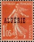 Type Semeuse - overprinted "ALGERIE"